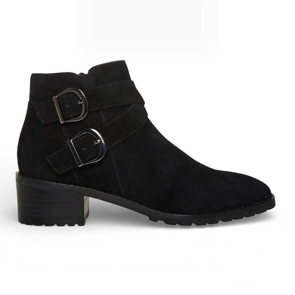 Blondo Shanna Suede Black Waterproof Booties – Sz 8M